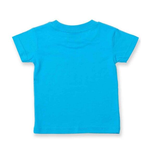 Larkwood Baby Plain T-Shirt / Turquoise - Picture 2 of 2